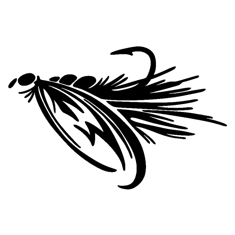 16.5cm*10.9cm Fly Fishing Lure Creative Stickers Decals Motorcycle Black/white wall sticker
16.5cm*10.9cm Fly Fishing Lure Creative Stickers Decals Motorcycle Black/white wall sticker