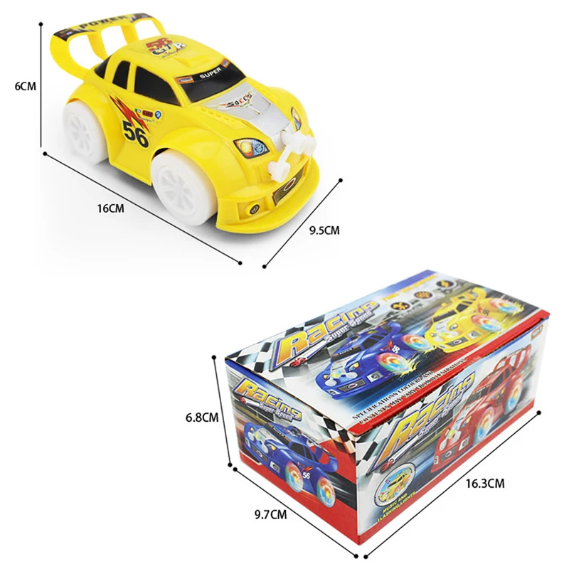 Original Christmas Kids Electric Car Toy Glow in the Dark Music Racing Car Automatic Steering Flashing Car Toys for Children
Original Christmas Kids Electric Car Toy Glow in the Dark Music Racing Car Automatic Steering Flashing Car Toys for Children
