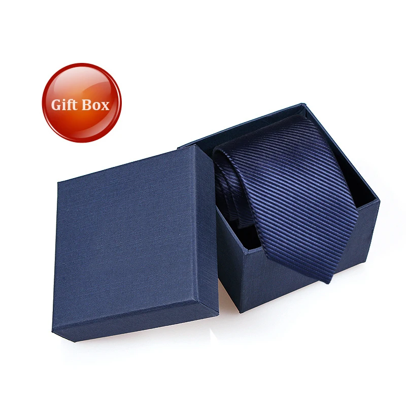 High Quality Royal Blue Striped Ties for Men Business Formal Work 8cm Tuxedo Suit Necktie Mens Ties Corbatas with Tie Gift Box
High Quality Royal Blue Striped Ties for Men Business Formal Work 8cm Tuxedo Suit Necktie Mens Ties Corbatas with Tie Gift Box