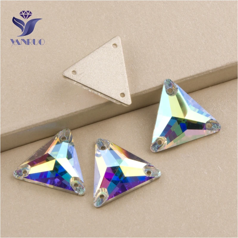YANRUO Top 3270 Triangle Crystal AB Sew On Stone Glass Rhinestones Application For Hair Clothes Sewing on Clothing
YANRUO Top 3270 Triangle Crystal AB Sew On Stone Glass Rhinestones Application For Hair Clothes Sewing on Clothing