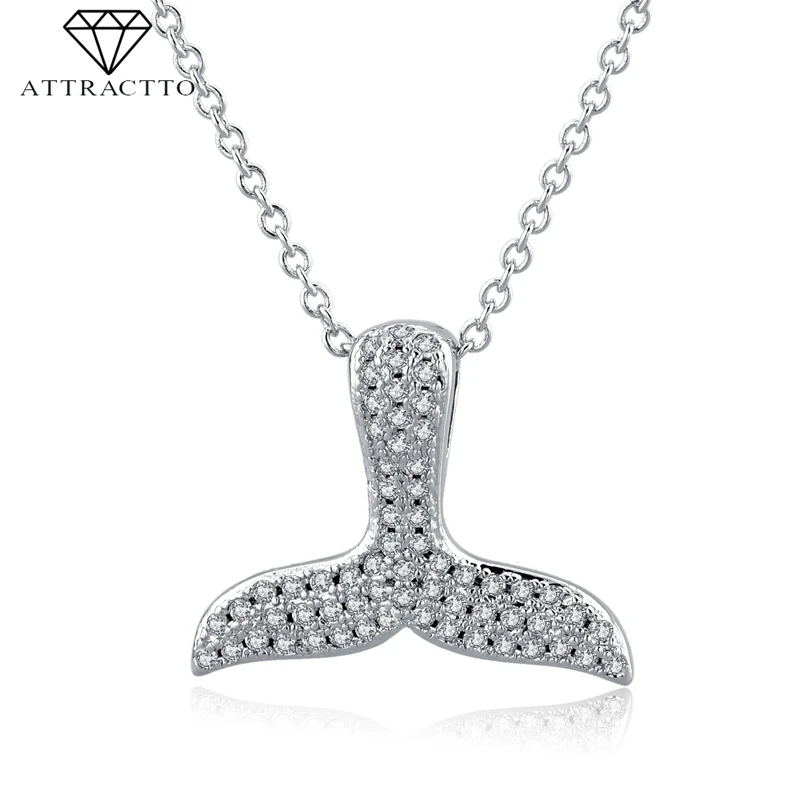 ATTRACTTO Boho Alloy Crystal Whale Tail Necklaces&Pendants Charm For Women Necklaces Jewelry Chain Fishtail Necklace SNE190092
ATTRACTTO Boho Alloy Crystal Whale Tail Necklaces&Pendants Charm For Women Necklaces Jewelry Chain Fishtail Necklace SNE190092