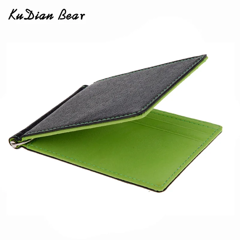 KUDIAN BEAR Leather Men Money Clips Metal Solid Wallets Credit Dollar Purses Money Holder Clip portafoglio New BID009 PM49
KUDIAN BEAR Leather Men Money Clips Metal Solid Wallets Credit Dollar Purses Money Holder Clip portafoglio New BID009 PM49
