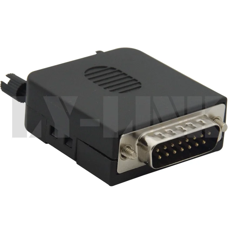 Штекерный Разъем DB15 с корпусом и очень короткой длиной поддержка кабеля vga DIY |