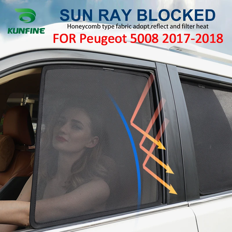 Магнитные солнцезащитные козырьки для боковых окон автомобиля, для Peugeot 5008 2017-2019, 4 шт./компл. или 2 шт./компл.
Магнитные солнцезащитные козырьки для боковых окон автомобиля, для Peugeot 5008 2017-2019, 4 шт./компл. или 2 шт./компл.