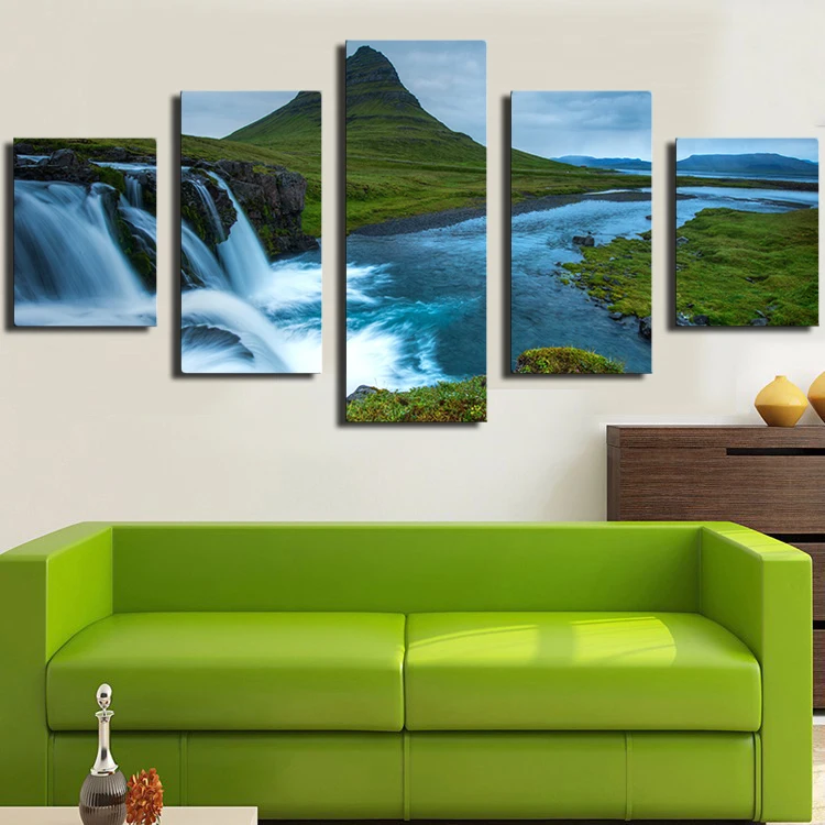 5 PCS Beautiful Iceland Waterfall Hills River In The World Modern Home Decoration Wall Pictures On Canvas Painting Unframed
5 PCS Beautiful Iceland Waterfall Hills River In The World Modern Home Decoration Wall Pictures On Canvas Painting Unframed