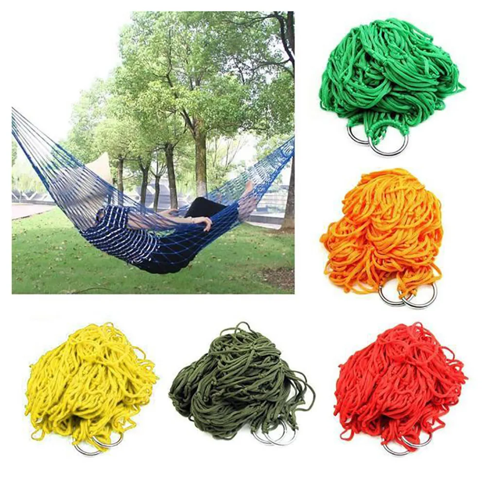 

Comfortable 100 Kg Hammock muebles Durable swing chair Outdoor furniture rede de dormir hanging chair mobilya mobili Mesh Design