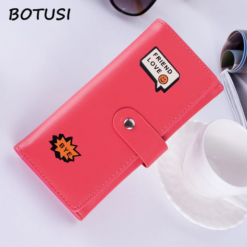 BOTUSI Women Wallets Fashion Lady Wristlet Handbags Long Money Bag Zipper Coin Purse Cards ID Holder Clutch Woman Wallet
BOTUSI Women Wallets Fashion Lady Wristlet Handbags Long Money Bag Zipper Coin Purse Cards ID Holder Clutch Woman Wallet