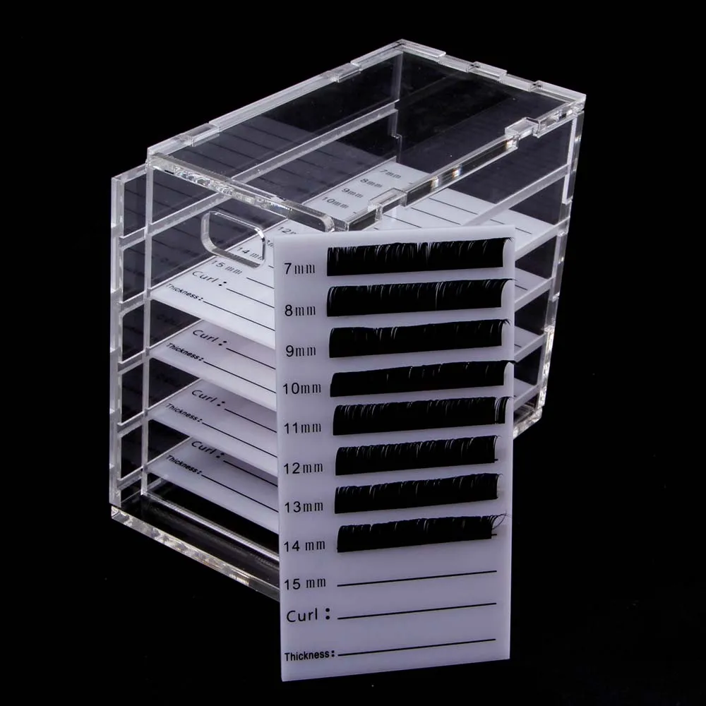 5 Layers Eyelash Storage Box Acrylic Individual Lash Plate Transparent Box Pallet Eyelashes Extension Display Container Tools
5 Layers Eyelash Storage Box Acrylic Individual Lash Plate Transparent Box Pallet Eyelashes Extension Display Container Tools