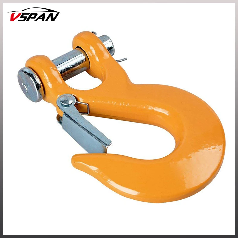 Yellow Half-Link Clevis Safety Latch Swivel Winch Hook for Jeep Wrangler JK TJ Off-Road 35000 lbs Recovery Kits 4X4 Accessories
Yellow Half-Link Clevis Safety Latch Swivel Winch Hook for Jeep Wrangler JK TJ Off-Road 35000 lbs Recovery Kits 4X4 Accessories
