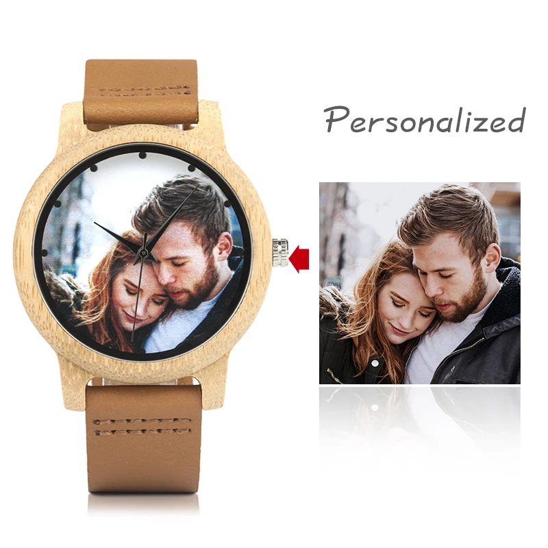 Creative Personality Lovers Watches UV Printing Photos Customers Bamboo Watch Customization Print OEM Great Gift for Love OEM
Creative Personality Lovers Watches UV Printing Photos Customers Bamboo Watch Customization Print OEM Great Gift for Love OEM