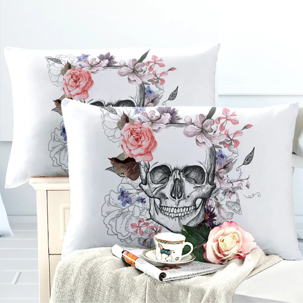 Girls Sugar Skull Pillowcase Day of the Dead Rose Floral Printed Pillow Cover King Queen Pillow Case Envelope Pocket D35
Girls Sugar Skull Pillowcase Day of the Dead Rose Floral Printed Pillow Cover King Queen Pillow Case Envelope Pocket D35