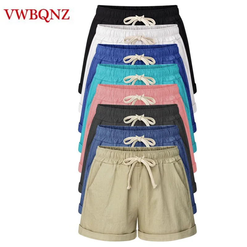 8 color women shorts 2023 fashion new summer elastic waist female loose casual shorts plus size Sexy solid shorts Feminino M-6XL
8 color women shorts 2023 fashion new summer elastic waist female loose casual shorts plus size Sexy solid shorts Feminino M-6XL