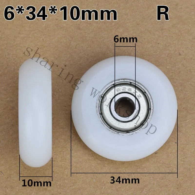 10pcs 6*34*10mm plastic bag bearing pulley small wheel for 3D printer window POM pulley 626zz bearing coated POM pulley
10pcs 6*34*10mm plastic bag bearing pulley small wheel for 3D printer window POM pulley 626zz bearing coated POM pulley
