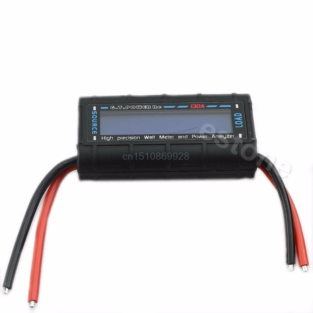 Анализатор мощности тока G.T. Power RC 130A Ватт метр и анализатор Высокоточный LCD 60V GT