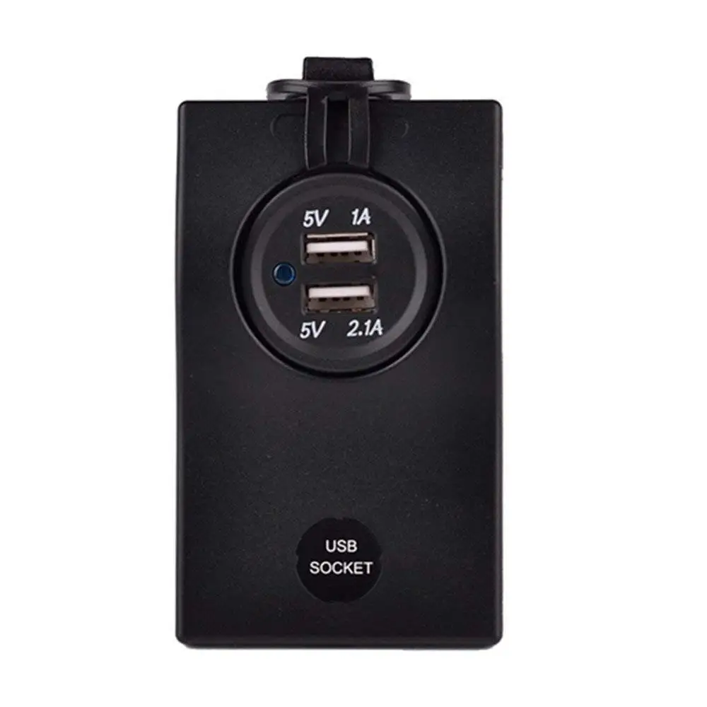 Car Marine Boat RV Waterproof 12V Dual USB Charger Power Adapter Socket With 10A Safety Circuit Breaker Panel
Car Marine Boat RV Waterproof 12V Dual USB Charger Power Adapter Socket With 10A Safety Circuit Breaker Panel