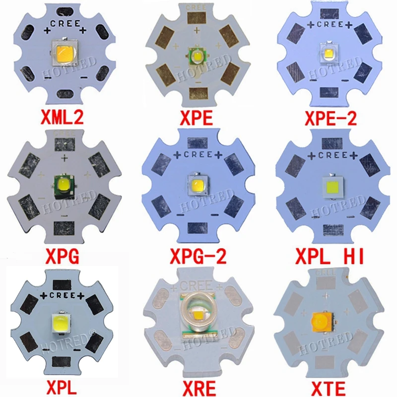 CREE XPG2 XML2 XM L T6 XBD 1 шт. светодиодный светильник лампа чип с 20 мм основанием|xp-e r3|xr-e