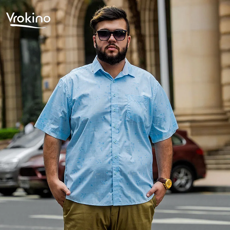 Large Size 7XL 8XL 9XL 10XL 2020 New Summer Men's Short Sleeve Printed Shirt Short-sleeved Shirt Fashion High Quality Loose
Large Size 7XL 8XL 9XL 10XL 2020 New Summer Men's Short Sleeve Printed Shirt Short-sleeved Shirt Fashion High Quality Loose