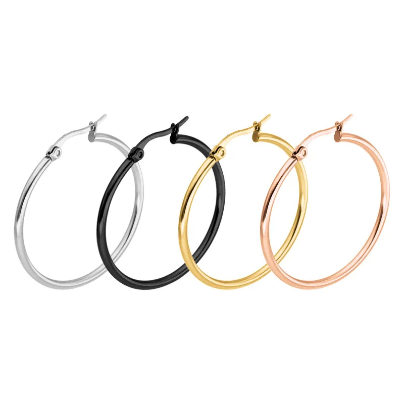 HENGKE ear ring Hoop Huge Exaggerated explosion round ear clip stainless steel earrings female Circles Gold Women jewelry Bijoux
HENGKE ear ring Hoop Huge Exaggerated explosion round ear clip stainless steel earrings female Circles Gold Women jewelry Bijoux