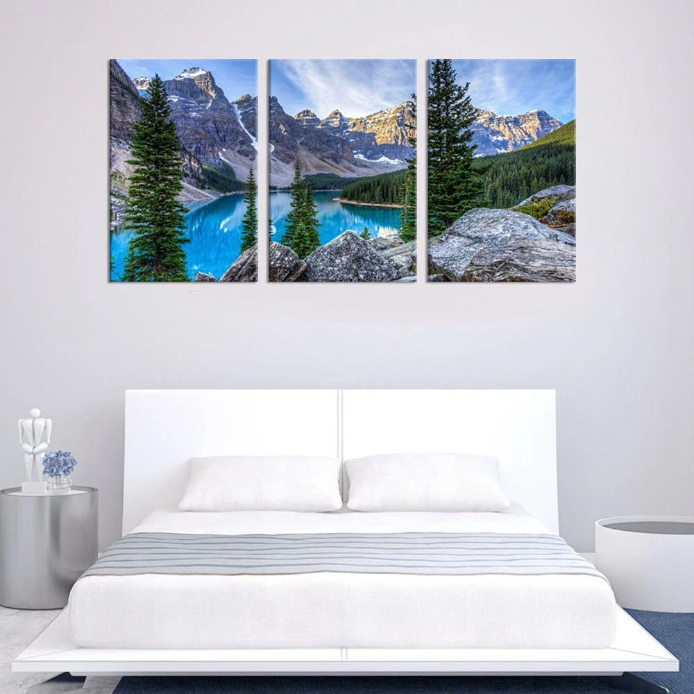 Office Bathroom Wall Art Mountain and Lake Canvas Painting for Living Room Wall Decor Nature Picture Modern Home Decoration
Office Bathroom Wall Art Mountain and Lake Canvas Painting for Living Room Wall Decor Nature Picture Modern Home Decoration