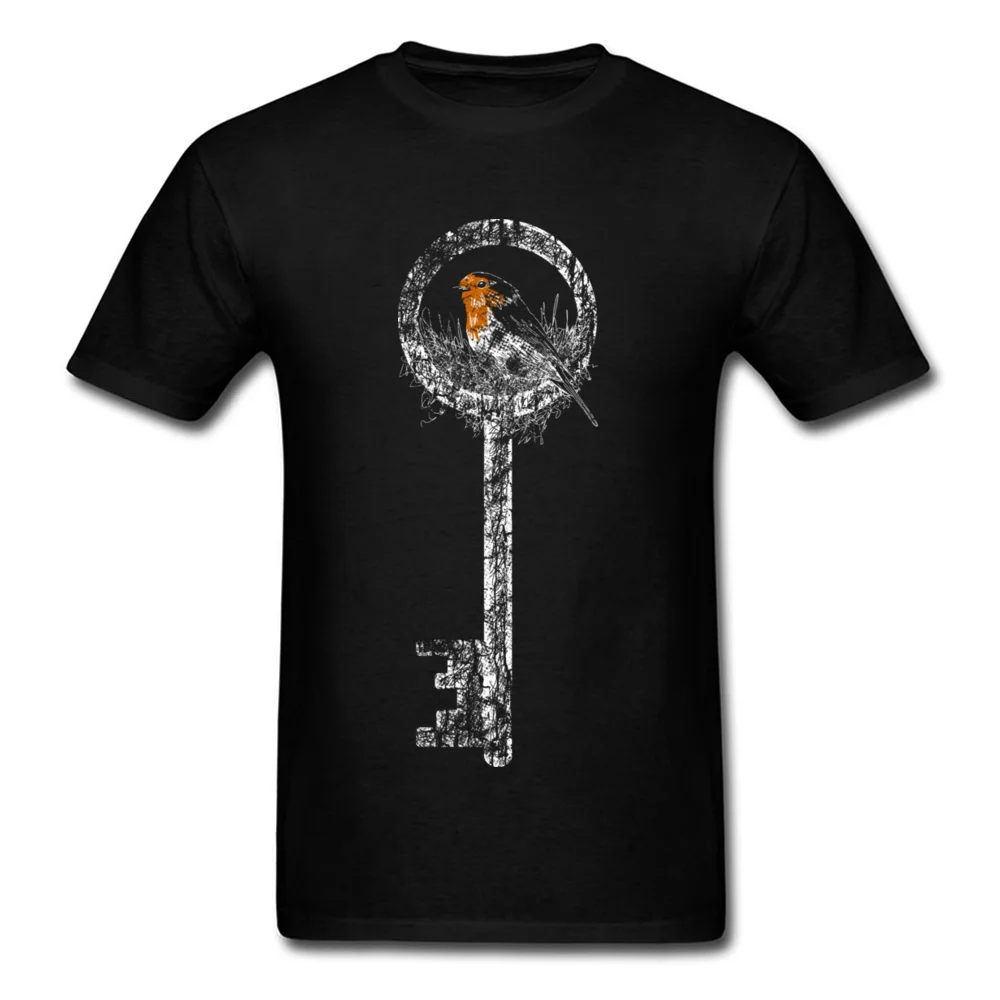 Forgotten Key Vintage Bird Print Men Black T Shirts Cotton Fabric T-shirt Short Sleeve Custom Design Retro Clothing
Forgotten Key Vintage Bird Print Men Black T Shirts Cotton Fabric T-shirt Short Sleeve Custom Design Retro Clothing