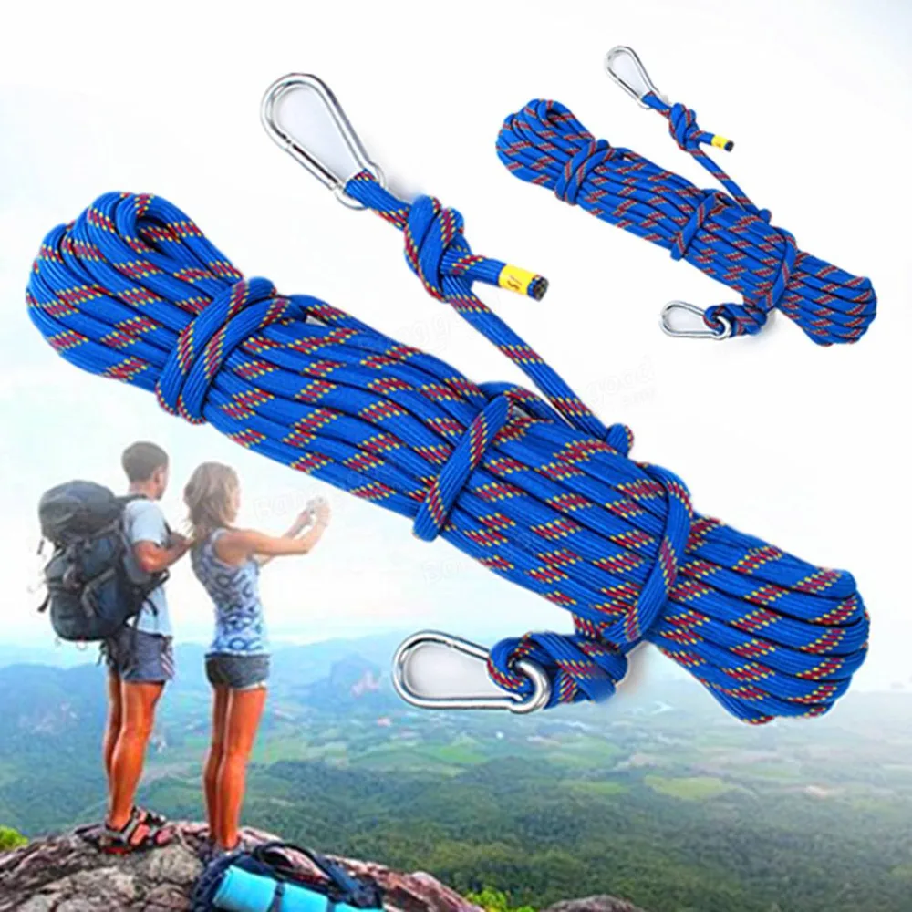10M High Strength Professional Steel Wire Safety Rope 10mm Diameter Climbing Survival Lifting Sling Safety Harness
10M High Strength Professional Steel Wire Safety Rope 10mm Diameter Climbing Survival Lifting Sling Safety Harness