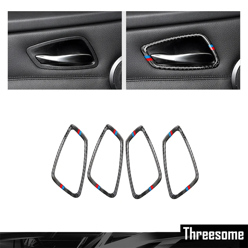 SRXTZM для BMW E90 3 серии 2005-2012 автомобильные наклейки из углеродного волокна отделка