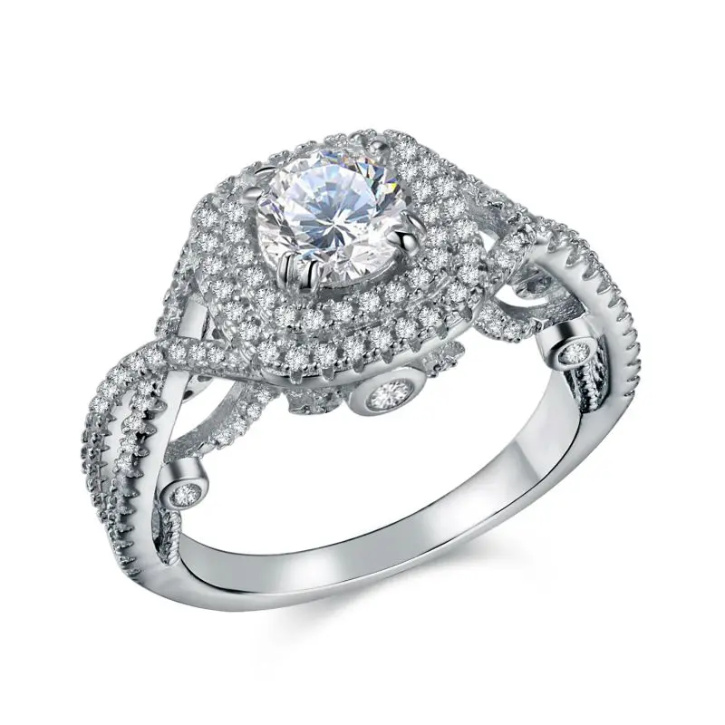 Hip Hop New Arrival Vintage Jewelry 925 Sterling Silver Round Cut White Clear 5A Cubic Zirconia Wedding Pave CZ Band Ring Gift
Hip Hop New Arrival Vintage Jewelry 925 Sterling Silver Round Cut White Clear 5A Cubic Zirconia Wedding Pave CZ Band Ring Gift