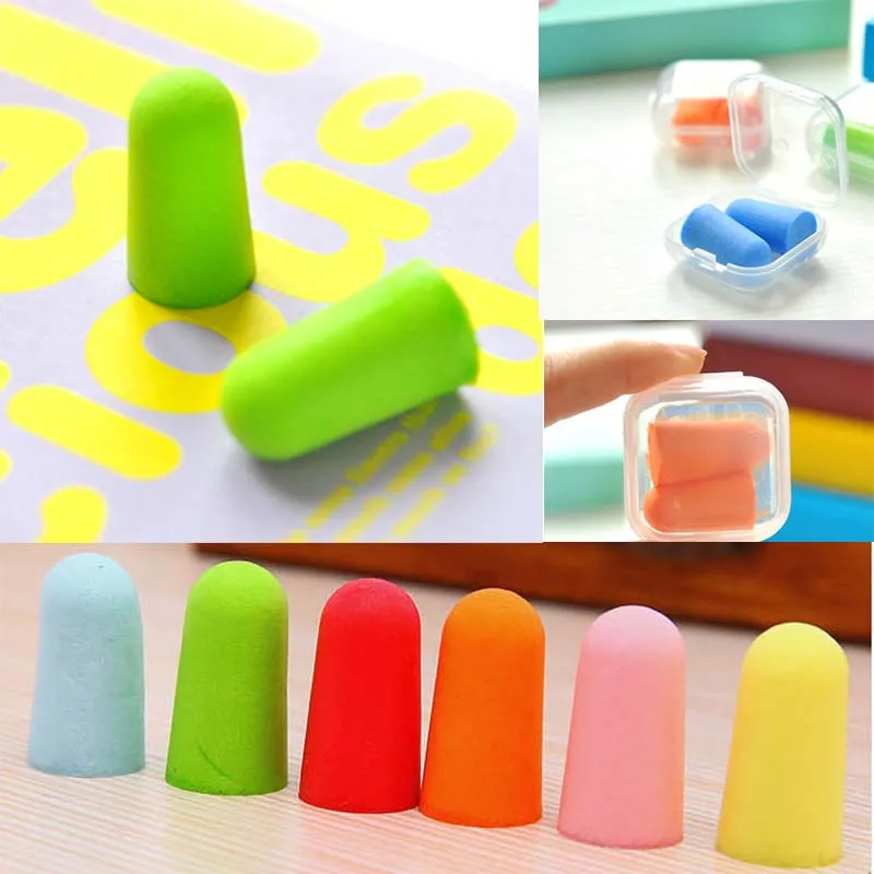 Fashion 2Pairs Soft Foam Ear Plugs Tapered Travel Sleep Noise Prevention Sponge not include boxes
Fashion 2Pairs Soft Foam Ear Plugs Tapered Travel Sleep Noise Prevention Sponge not include boxes