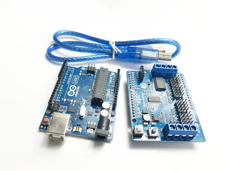 Контроллер робота развивающий Набор для Arduino UNO R3 2 Way мотор 16 серво щит мобильный