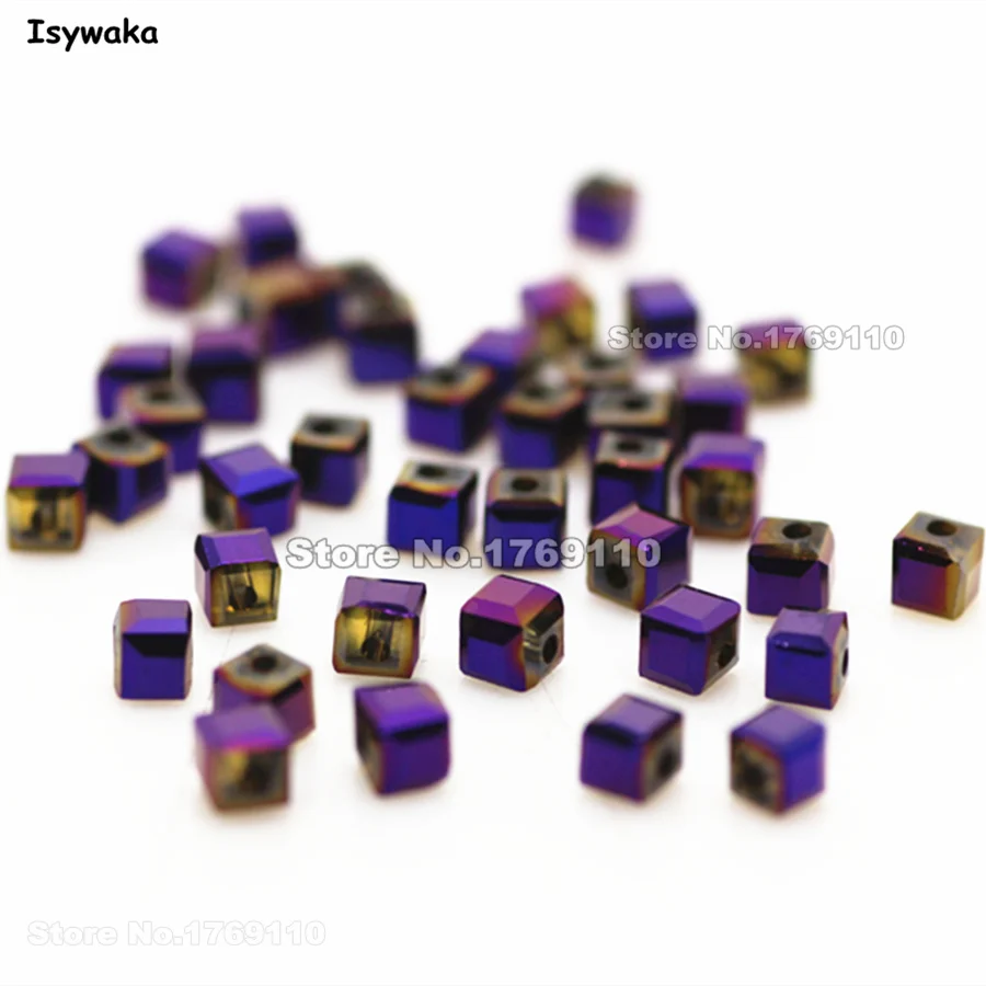 Isywaka 980pcs Cube 3mm Shining Purple Color Square Austria Crystal Beads Glass Beads Loose Spacer Bead DIY Jewelry Making
Isywaka 980pcs Cube 3mm Shining Purple Color Square Austria Crystal Beads Glass Beads Loose Spacer Bead DIY Jewelry Making