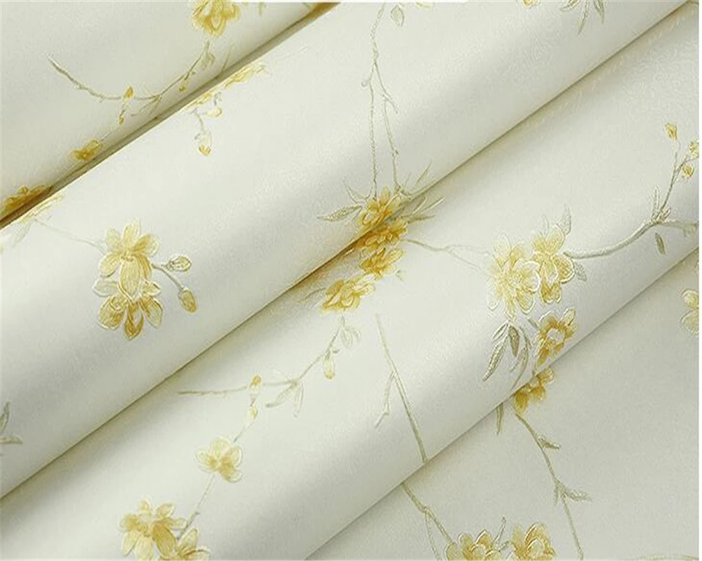 beibehang Non-woven wallpaper 3d intensive pastoral flowers warm and romantic decoration living room bedroom wedding room mural
beibehang Non-woven wallpaper 3d intensive pastoral flowers warm and romantic decoration living room bedroom wedding room mural