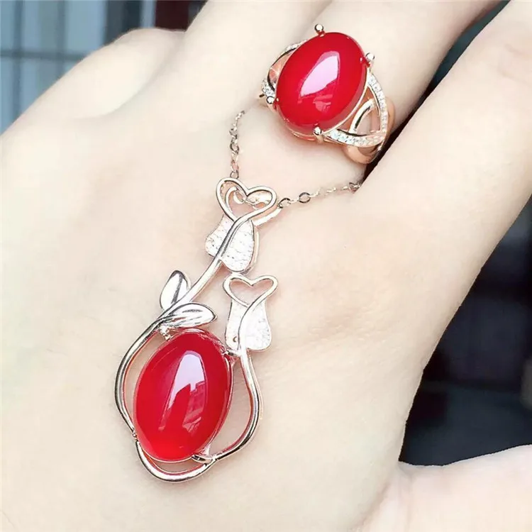 KJJEAXCMY boutique jewels 925 Pure silver inlay natural ruby medulla ring + pendant set inlay diamond vine alien goddess
KJJEAXCMY boutique jewels 925 Pure silver inlay natural ruby medulla ring + pendant set inlay diamond vine alien goddess