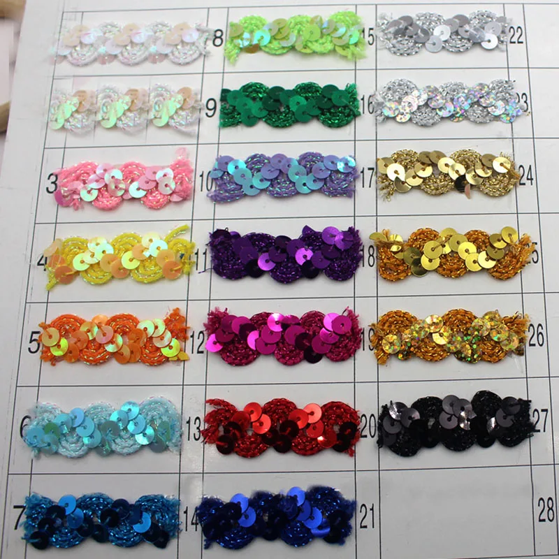 50meters/Lot Sequined Braid Lace Ribbon 3D S Band Paillette Lace Clothes Accessories 1.5CM Wide
50meters/Lot Sequined Braid Lace Ribbon 3D S Band Paillette Lace Clothes Accessories 1.5CM Wide