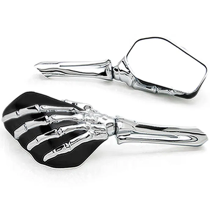 Free Shipping Black/BlackChrome Skeleton Hand Motorcycle Mirrors For Yamaha YZF 600 R YZF600R
Free Shipping Black/BlackChrome Skeleton Hand Motorcycle Mirrors For Yamaha YZF 600 R YZF600R