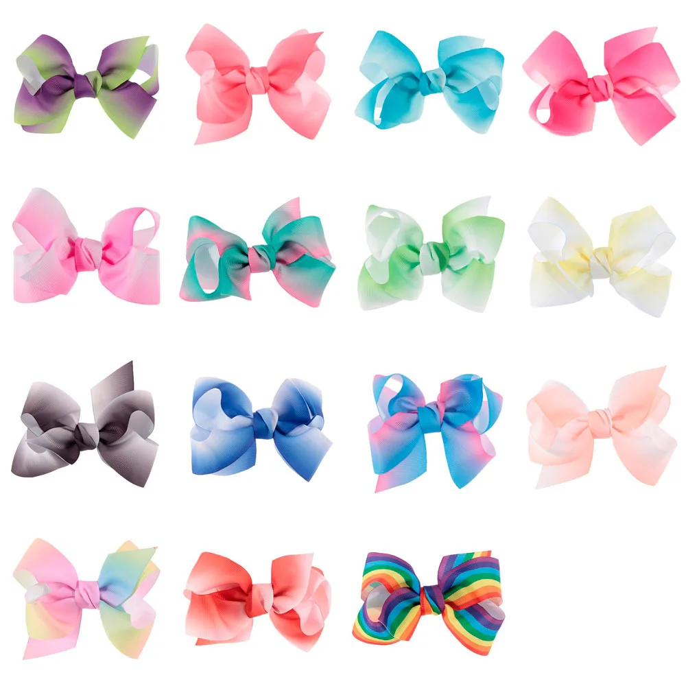 Yundfly 30pcs 5.2" Large Colorful Ribbon Bow For Headband Hair Clips Rainbow Bows For Kids Women Headwear DIY Accessories
Yundfly 30pcs 5.2" Large Colorful Ribbon Bow For Headband Hair Clips Rainbow Bows For Kids Women Headwear DIY Accessories