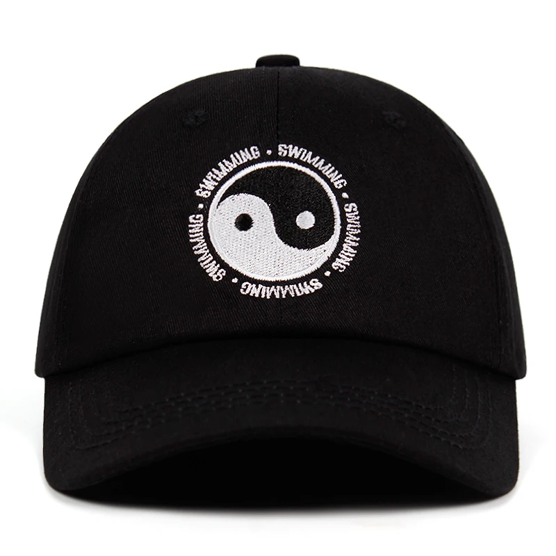 Mac Miller шляпа для папы плавание Yin Yang Snapback бейсбольная Кепка из 100% хлопка с вышивкой