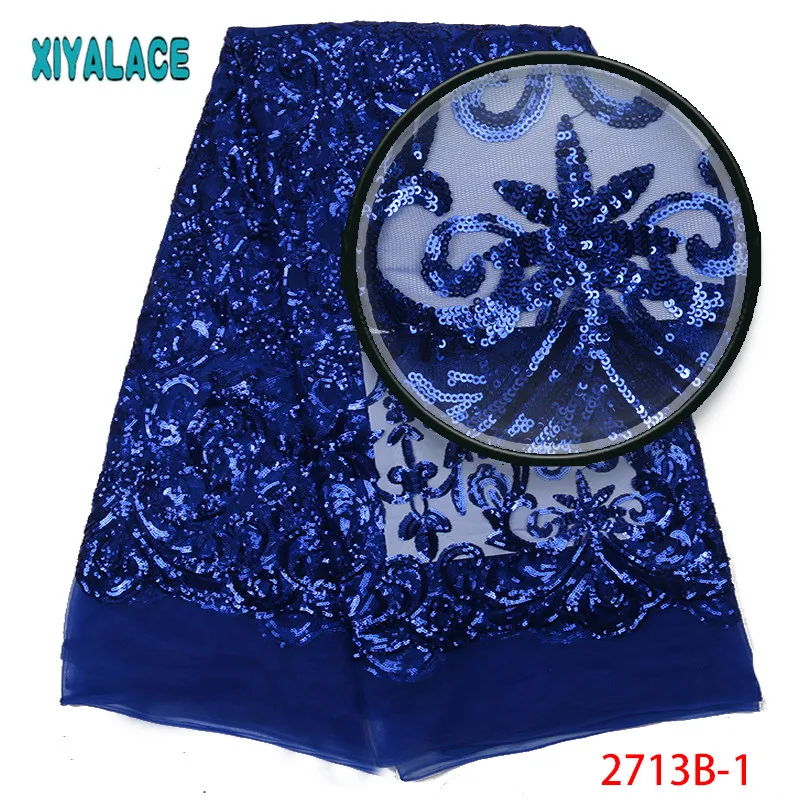 Latest African Laces 2019 Sequin Lace Fabric Fashion Nigerian Party Dress For Royal Blue French Tulle Lace Fabric 2713b
Latest African Laces 2019 Sequin Lace Fabric Fashion Nigerian Party Dress For Royal Blue French Tulle Lace Fabric 2713b
