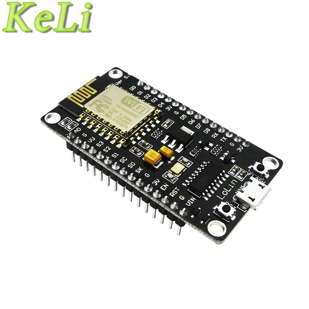 5 шт./лот беспроводной модуль CH340 NodeMcu V3 Lua WIFI Интернет вещей макетная плата на основе ESP8266
5 шт./лот беспроводной модуль CH340 NodeMcu V3 Lua WIFI Интернет вещей макетная плата на основе ESP8266