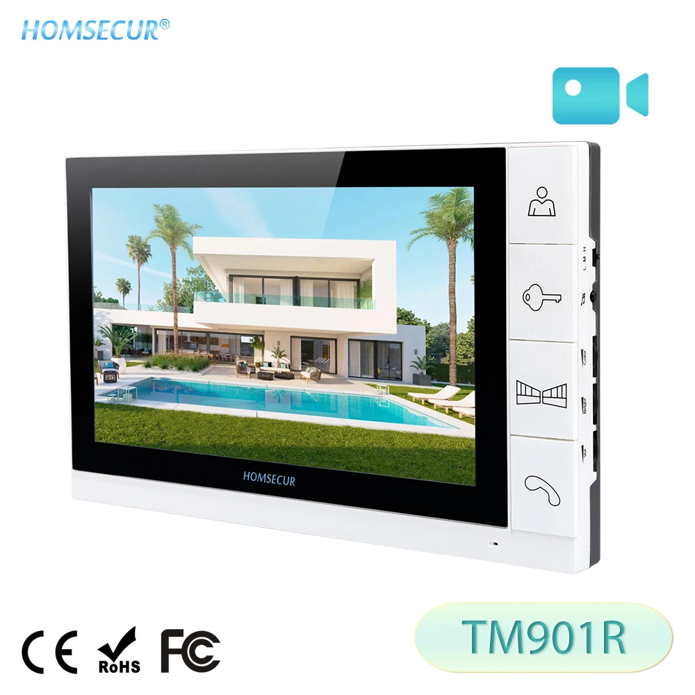 HOMSECUR TM901R Монитор DP 998R для Tongwei Видеодомофона|Комнатный монитор| |