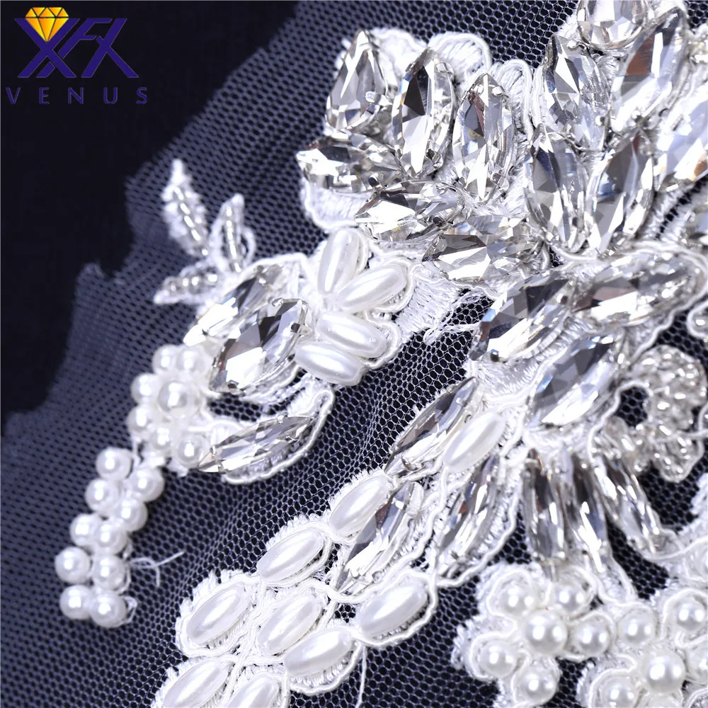 XFX VENUS Wholesale 10 Pair Rhinestone Patch Applique Handmade Embroidery Bridal Crystal Beaded Bodice for Sew on Wedding Dress
XFX VENUS Wholesale 10 Pair Rhinestone Patch Applique Handmade Embroidery Bridal Crystal Beaded Bodice for Sew on Wedding Dress