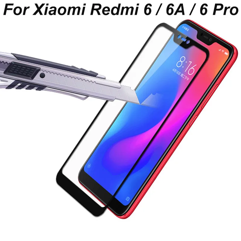 2Pcs lot Tempered Glass for Xiaomi Redmi 6 6A Pro Screen Protector Note pro protective Film 9H | Мобильные телефоны и