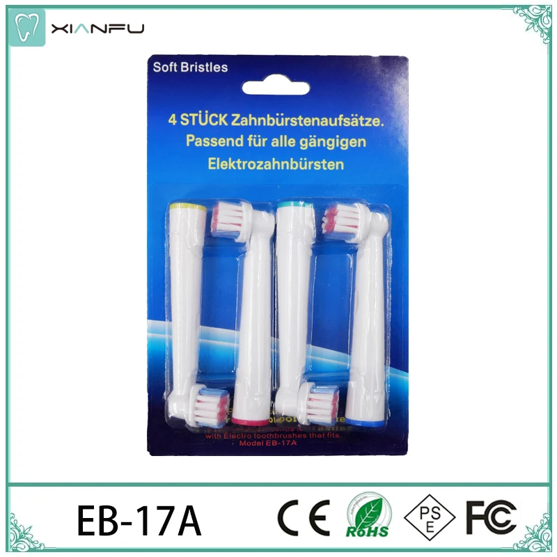 Oral B Electric Toothbrush Replacement Heads for Braun Oral B Tooth Brush Nozzle Hygiene Vitality Cross Action Triumph EB-17
Oral B Electric Toothbrush Replacement Heads for Braun Oral B Tooth Brush Nozzle Hygiene Vitality Cross Action Triumph EB-17