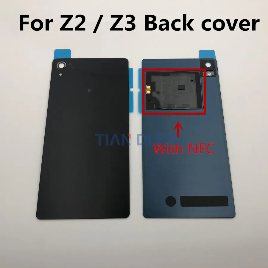 Чехол для Sony Xperia Z2 D6543 L50W D6503 Z3 L55T D6603 D6643 D6653 D6633 Задняя стеклянная крышка