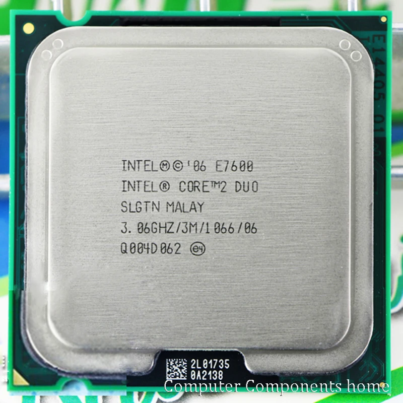 Оригинальный процессор intel Core 2 Duo E7600 LGA 775 (3 0 ГГц/3 м/1066 ГГц) Socket 775|socket 775|core duointel core duo
