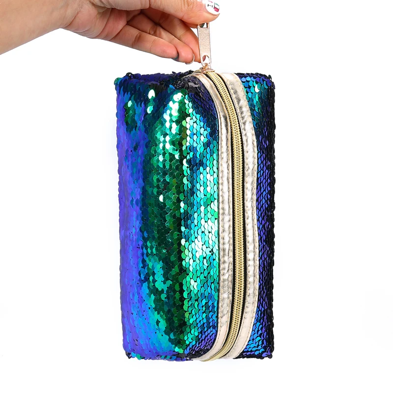 BONAMIE Sequins Women Cosmetic Case Bag Bling Zipper Travel Organizer Makeup Pouch Mermaid Evening Party Clutch Purse Pencil Bag
BONAMIE Sequins Women Cosmetic Case Bag Bling Zipper Travel Organizer Makeup Pouch Mermaid Evening Party Clutch Purse Pencil Bag