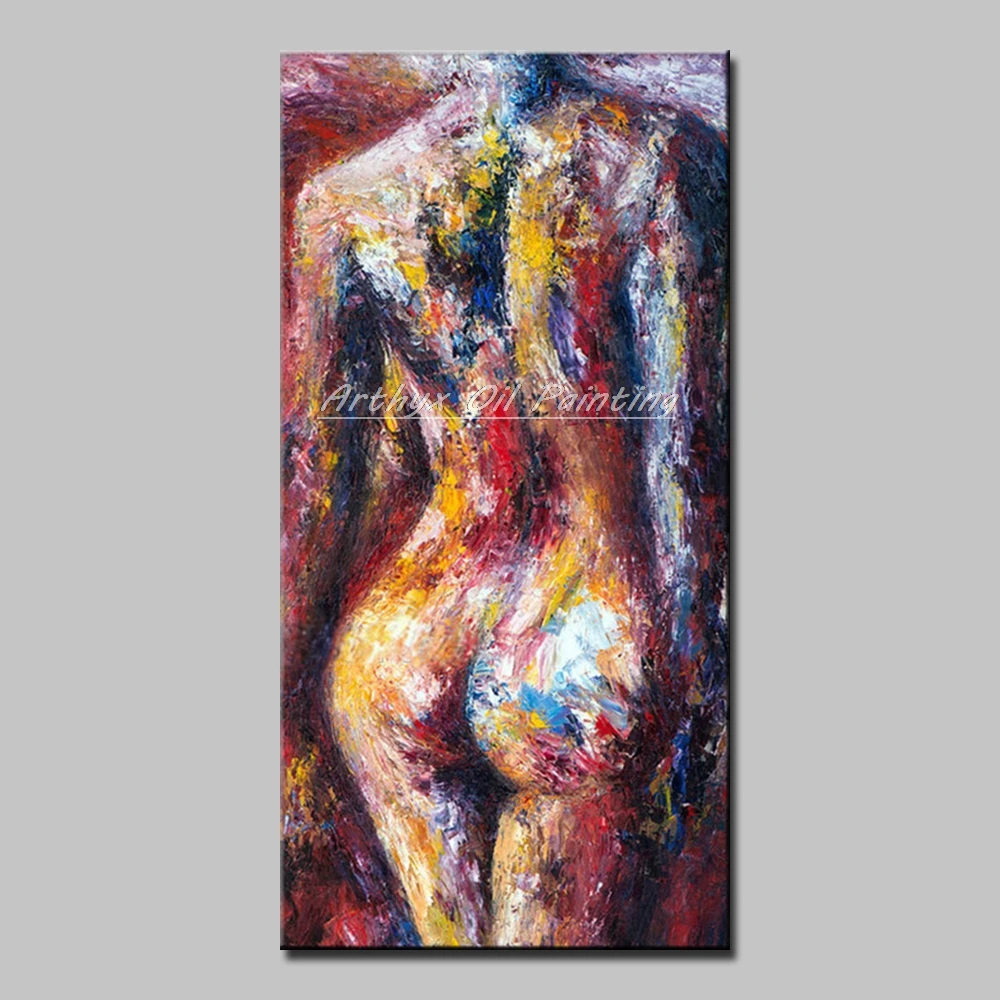 Arthyx Art Large Size Hand Painted Abstract Naked Woman Oil Paintings on Canvas Wall Pictures Poster For Living Room Home Decor
Arthyx Art Large Size Hand Painted Abstract Naked Woman Oil Paintings on Canvas Wall Pictures Poster For Living Room Home Decor