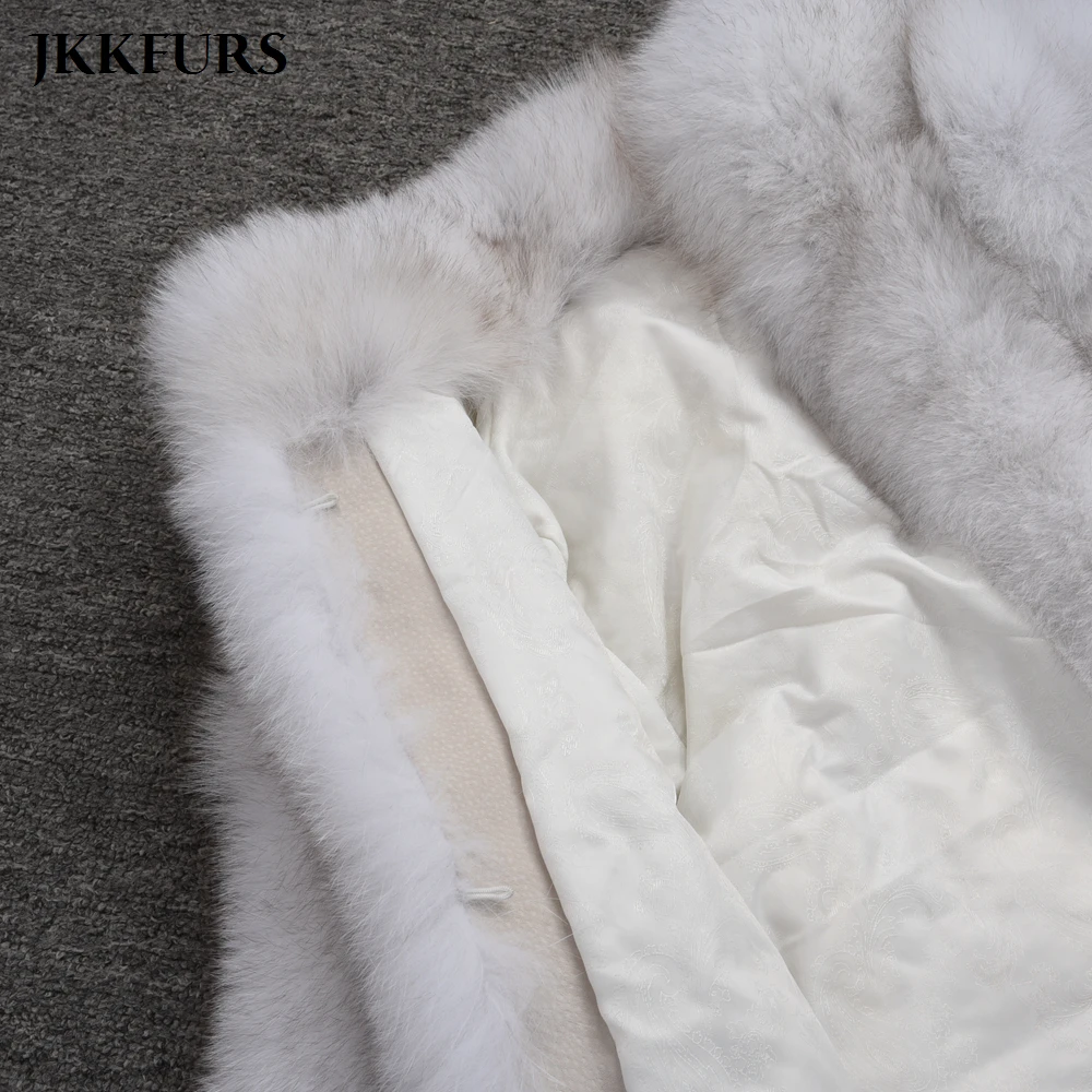 Women's Winter Full Pelt Real Fox Fur Coat Genuine Natural Fur Jacket Thick Warm Luxury Fur High Quality Outwear S7351
Women's Winter Full Pelt Real Fox Fur Coat Genuine Natural Fur Jacket Thick Warm Luxury Fur High Quality Outwear S7351