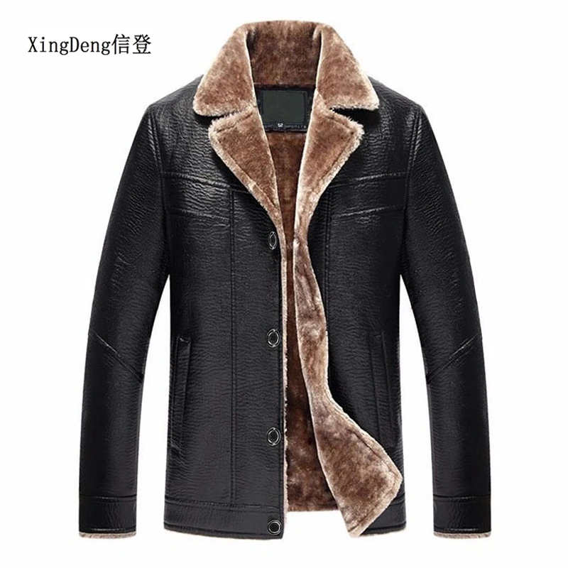 XingDeng PU Leather Brand fashion Jackets Men top Coats High Quality Outerwear Male Business Warm Faux Fur Male top clothes
XingDeng PU Leather Brand fashion Jackets Men top Coats High Quality Outerwear Male Business Warm Faux Fur Male top clothes