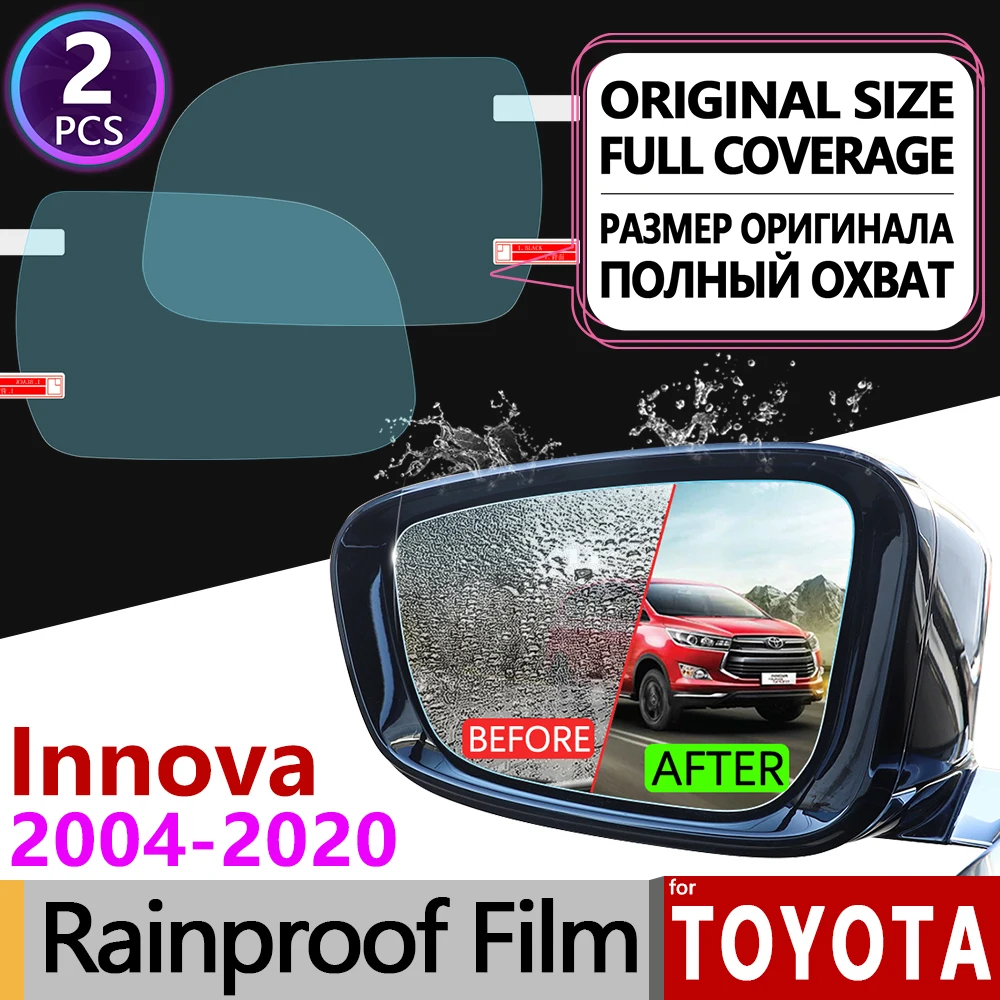 Для Toyota Innova Kijang AN40 AN140 2005 2019 полное покрытие противотуманная пленка для зеркала