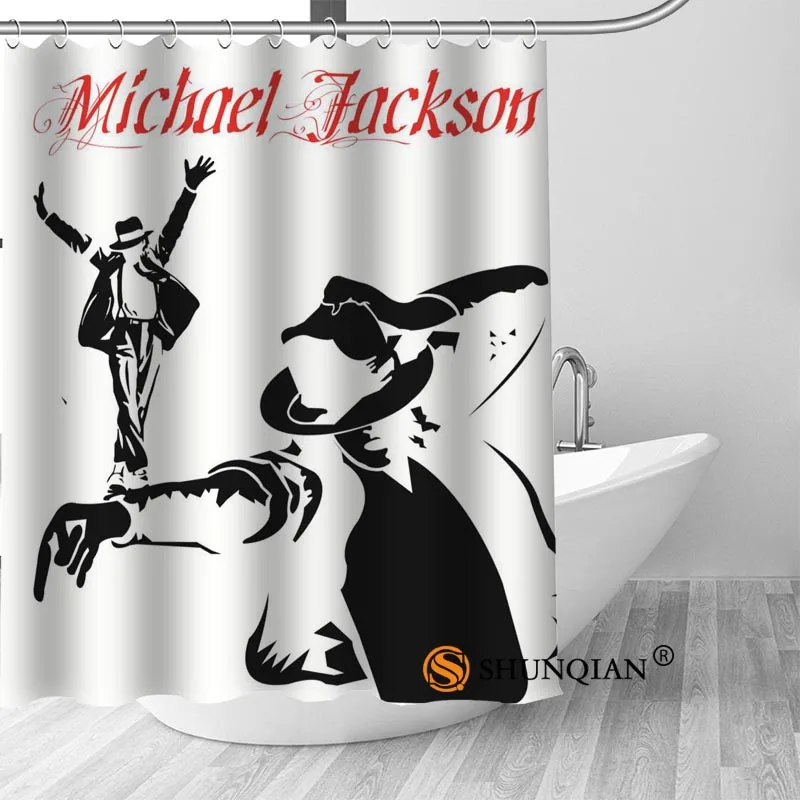 High Quality Custom Michael Jackson Shower Curtain Polyester Fabric Bathroom Curtain Hook Mildew Resistant Bathroom Decor
High Quality Custom Michael Jackson Shower Curtain Polyester Fabric Bathroom Curtain Hook Mildew Resistant Bathroom Decor